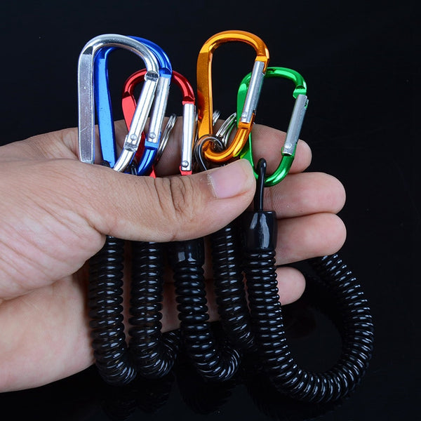 Tactical Retractable Plastic Spring Elastic Rope