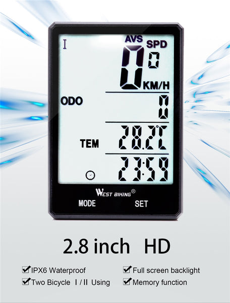 WEST BIKING Cycling Speedometer