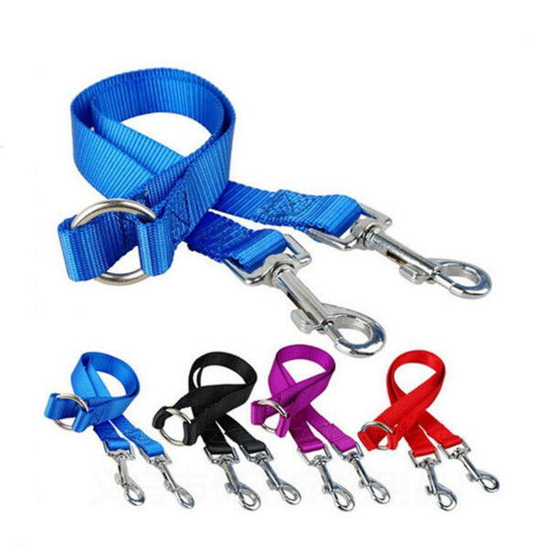 Twin dual coupler dog leash