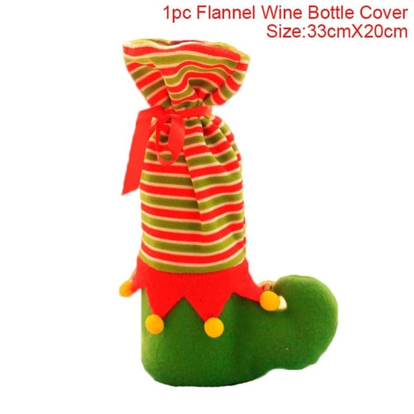 Wine Bottle Christmas Decorations