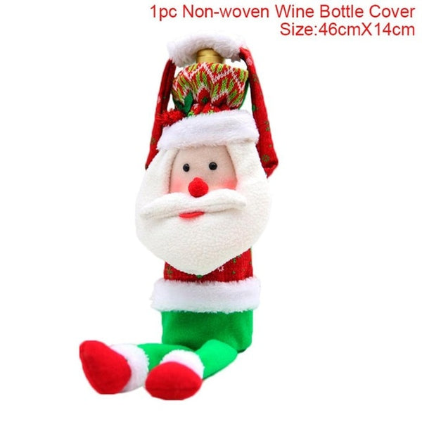 Wine Bottle Christmas Decorations