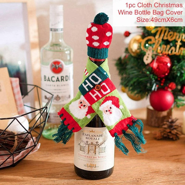 Wine Bottle Christmas Decorations