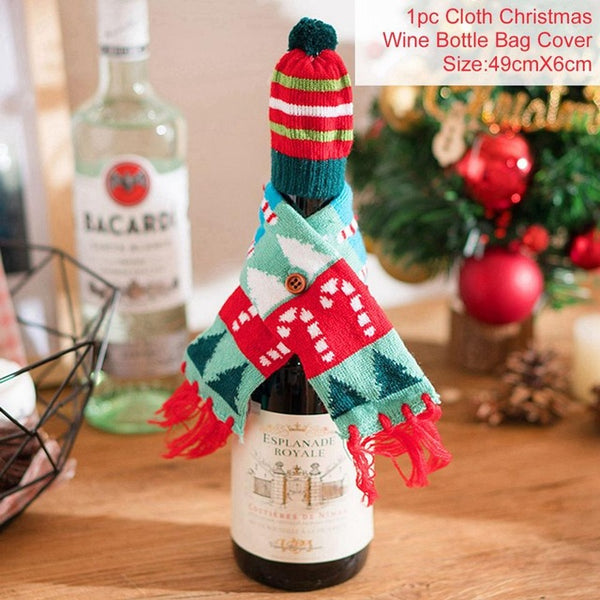 Wine Bottle Christmas Decorations