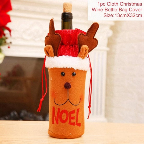 Wine Bottle Christmas Decorations