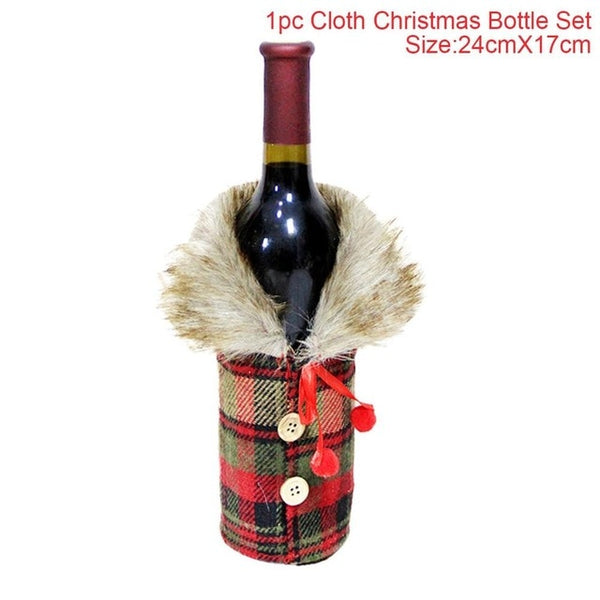 Wine Bottle Christmas Decorations